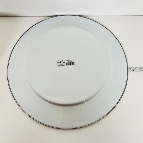 Golden Rabbit Enamelware Stars & Stripes Platter & Dip Bowl Americana NEW - Picture 4 of 4